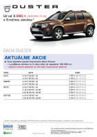 Dacia Duster - cennik 2011 SK-0